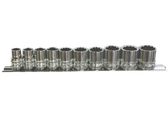 SP - 10PC 3/8 DR 12PT METRIC SOCKET SET 